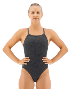 TYR Lapped Black Diamondfit Swimsuit