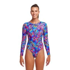 Funkita Ladies Peacock Paradise Long Shot One Piece