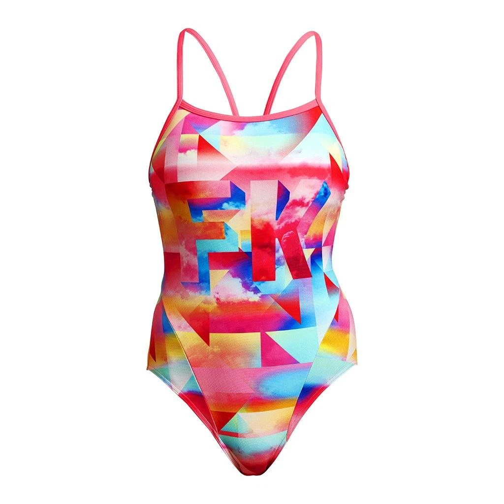 Funkita Ladies Single Strap One Piece Sun Setter - Image 3