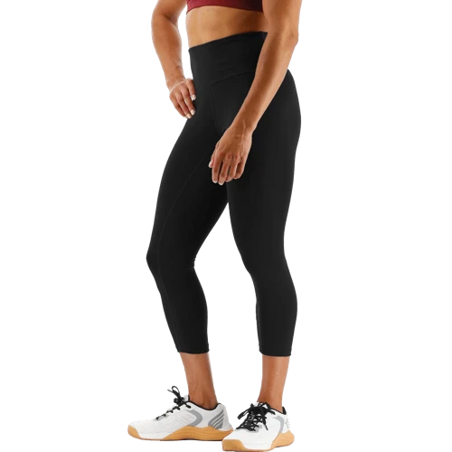 TYR GYM Women’s Black High Rise 3/4 Leggings - Image 2