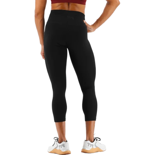 TYR GYM Women’s Black High Rise 3/4 Leggings - Image 4