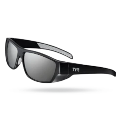 TYR Knox Mens Wrap Sunglasses Silver Black