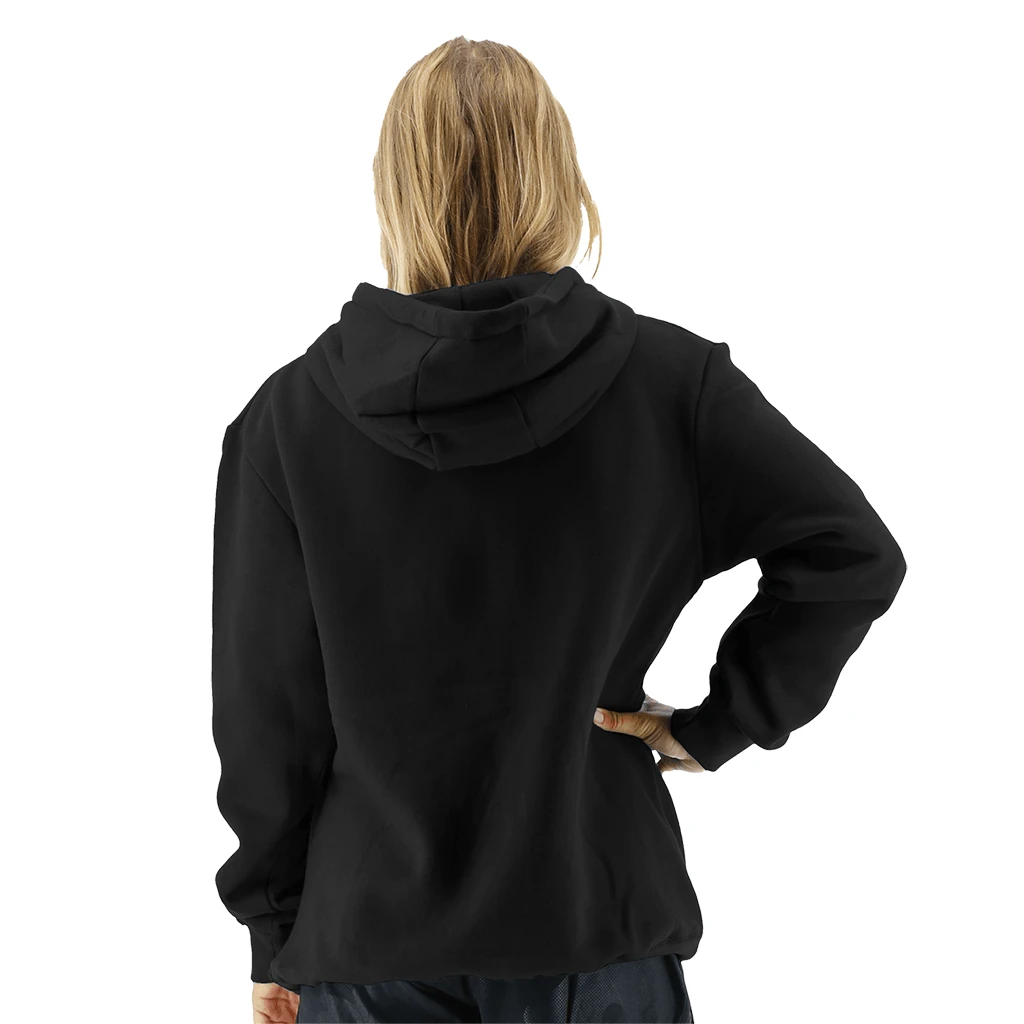 TYR Womens Outline Logo Hoodie Black/Silver - Image 5